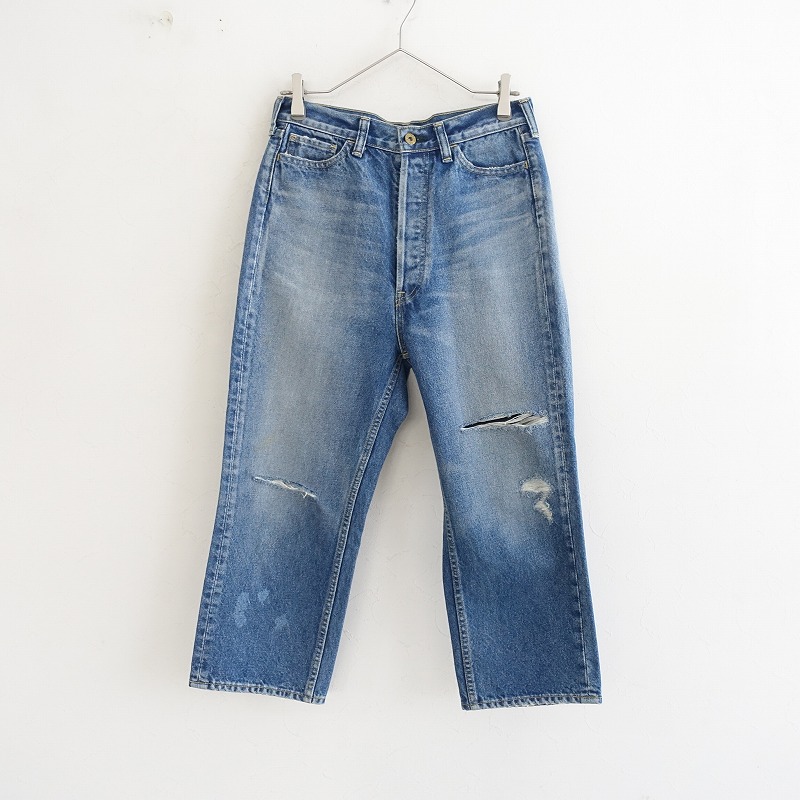 極美品✨マディソンブルー テーパードデニム 赤耳 インディゴ ボタンフライ M 極美品✨マディソンブルー テーパードデニム 赤耳 インディゴ