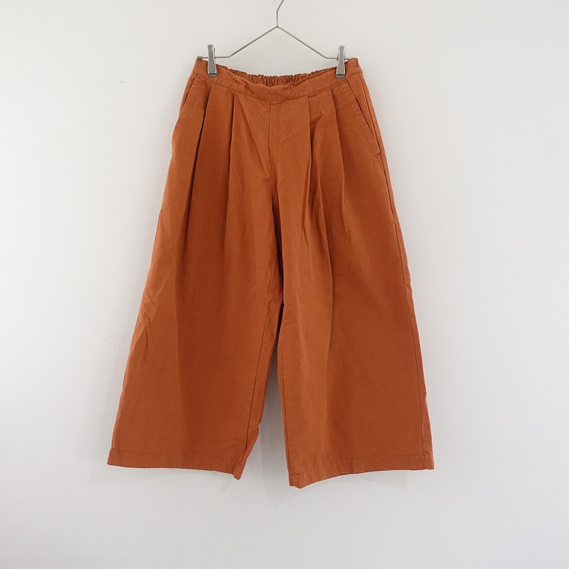 nestRobe コットンラミーワイドクロップドパンツ●F●ロイヤル nest robe コットンラミーワイドクロップドパンツ - メルカリ
