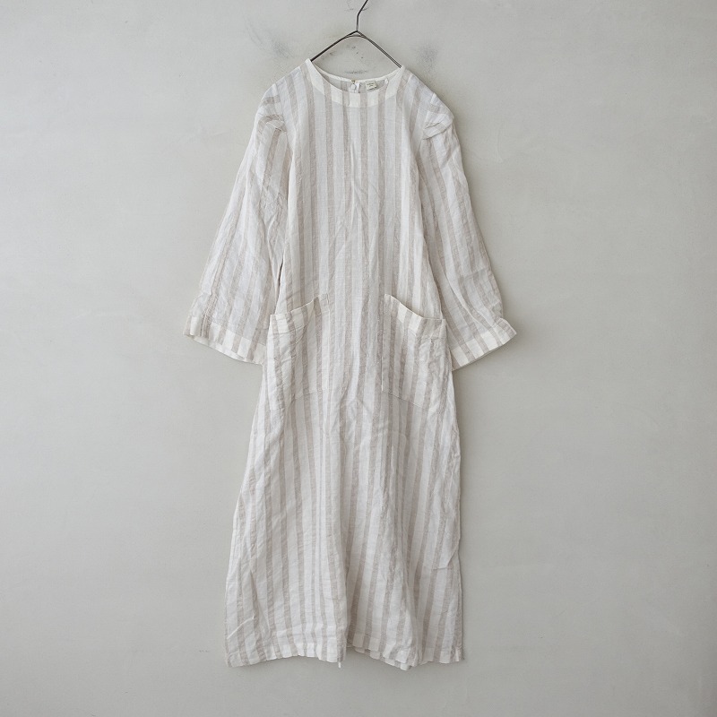 ミディウミソリッド MIDIUMISOLID *コットンノーカラーピンタックレースブラウス*シャツ綿ベージュトップス(m1-2503-550)【82D52】 ミディウミソリッド MIDIUMISOLID コットンノーカラーピンタック