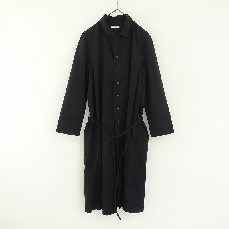 jujudhau リネンコットンダブルボタンシャツ週末価格です。 jujudhau (ズーズーダウ) DOUBLE BUTTON