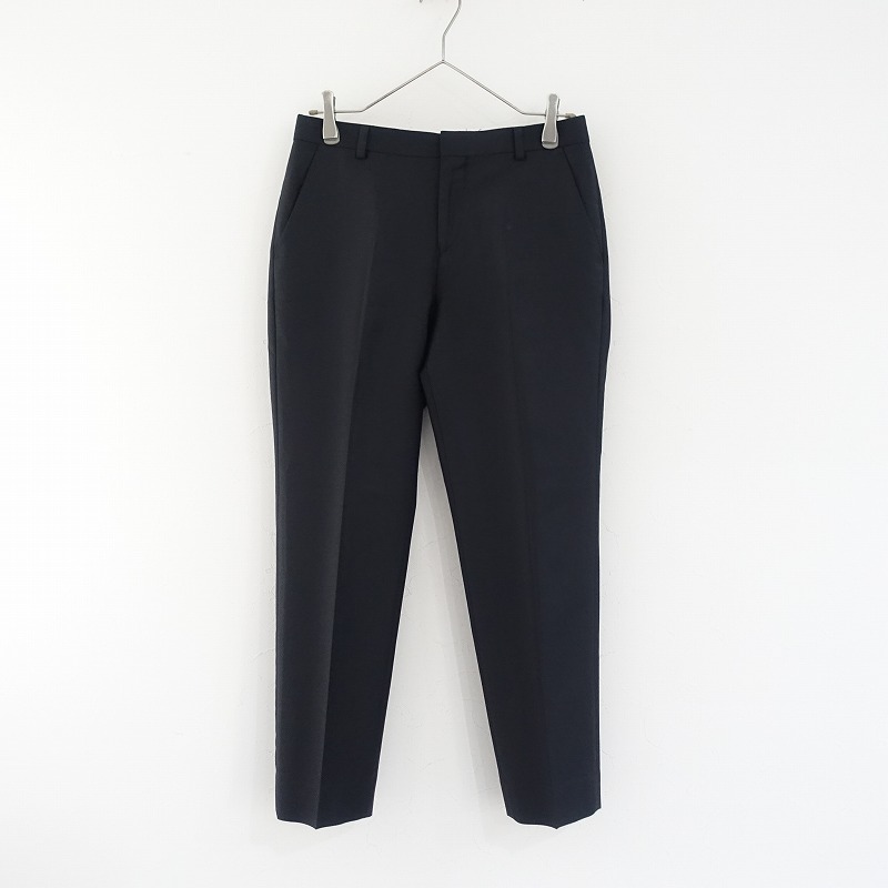 【定価5.7万】アクアスキュータム Aquascutum センタープレスウールテーパードパンツ 【中古】【91E52】