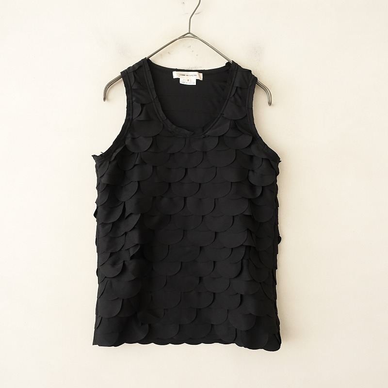 【未使用】コムデギャルソン COMME des GARCONS マーメイドデザインノースリーブブラウス S 【中古】【03E52】