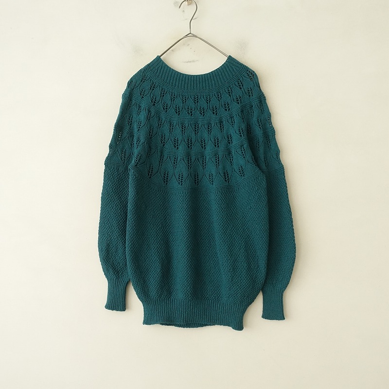 美品】Hug O War ハグオーワー ケーブル ニット アルパカ セーター 美品】Hug O War ハグオーワー ケーブル ニット アルパカ セーター