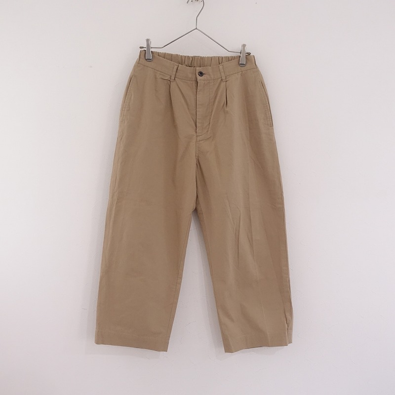 【定価3.６万】美品　apuntob イージーパンツ　アプントビー apuntob（アプントビー）コットン・クロップドイージーパンツ
