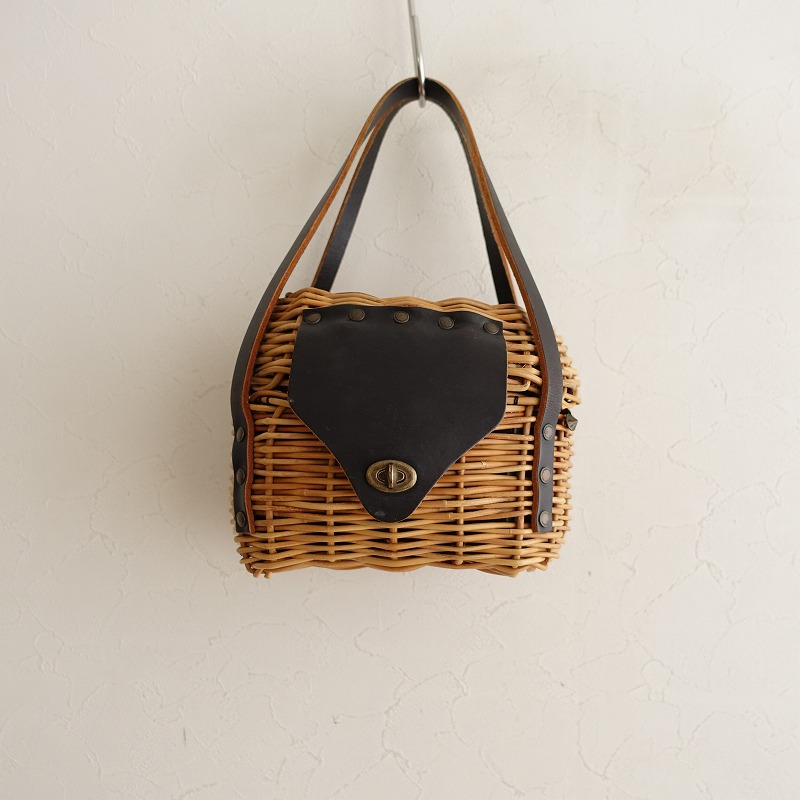最終に値下げ　美品　エバゴス　カゴバッグ　ナチュラルカラー 中古・古着通販】ebagos (エバゴス) 22AW 紅籐 スイッチハンドル
