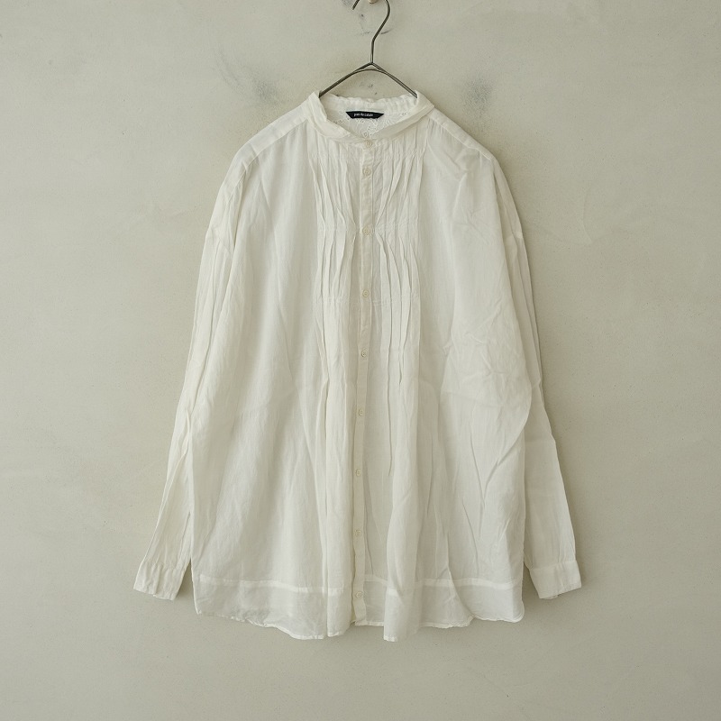 【定価1.8万】ガーゼ Gauze# *インディゴヴォヤージュブラウス*Fコットンリネンネイビーブルーパフ袖羽織り(2-2505-634)【62F52】 Gauze (ガーゼ) INDIGO VOYAGE BLOUSE / インディゴヴォヤージュ