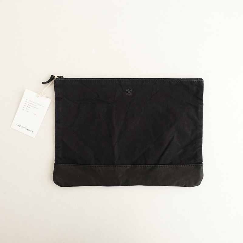 ARTS&SCIENCE Zipper gusset pouch S ポーチ Arts & Science - Zipper Gusset Pouch S in Natural Linen