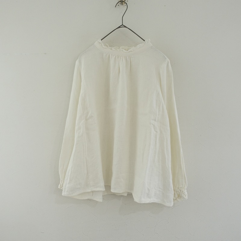 nest Robe リネンレース付きスタンドカラーブラウス 麻 リネン100% リネンレースシリーズ | ONLINE SHOP | nest Robe Shop Blog