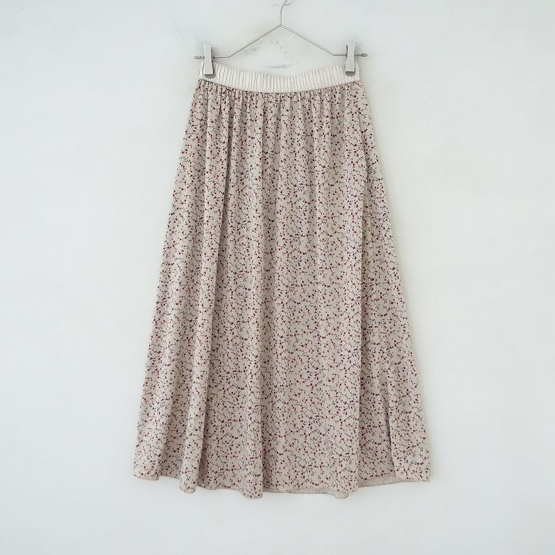 leur logette ロングスカート leur logette ルールロジェット フラワーティアードロング