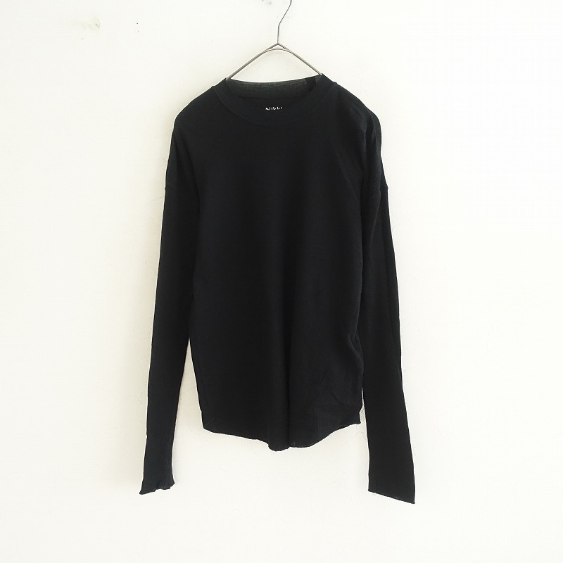 【2025/SS/必要経費1.7万】にっきえっせんしゃるぴーしーず Nikki ESSENTIAL PIECES ワップルロングプルオーバー  1 【中古】【62G52】