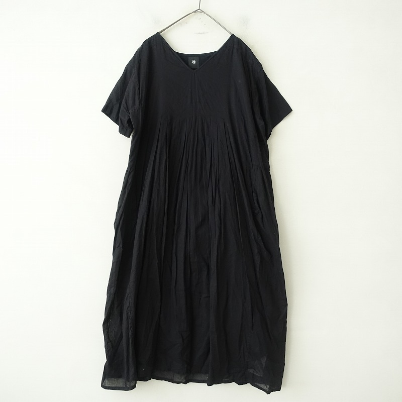 メゾンドソイル maison de soil コットンタックワンピース 2 【中古】【92G52】