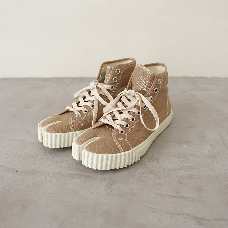 美品✨️ メゾンマルジェラ タビスニーカー マルジェラ ハイカット　22cm 名古屋】【MAISON MARGIELA】メゾンマルジェラ タビ ハイカット