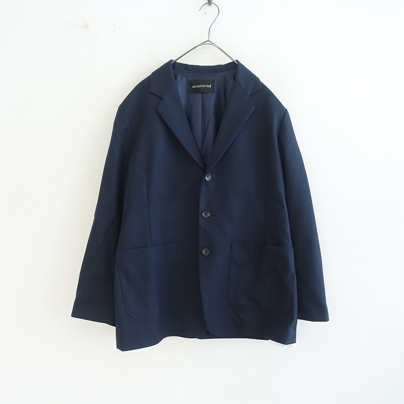 ミズイロインド mizuiro-ind テーラーカラージャケット - 【中古】【40H52】｜ブランド古着買取drop 9,190円