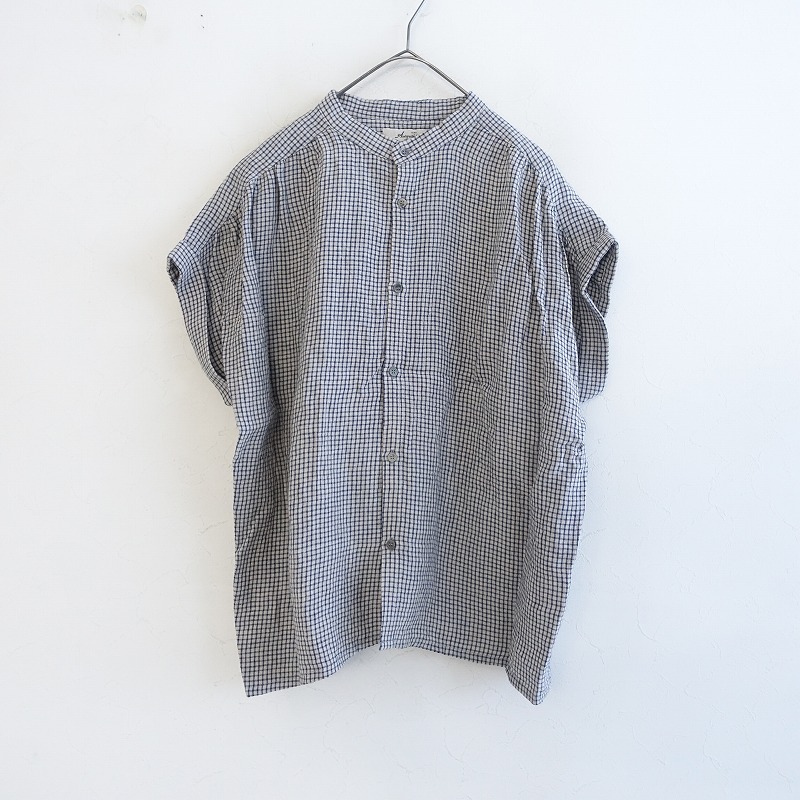 ICHI ANTIQUITES イチアンティークス　リネン　ギャザー　ブラウス 楽天市場】【中古】 ICHI Antiquite's イチ アンティークス