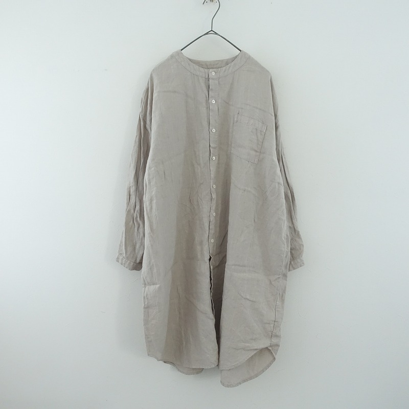 美品 ネストローブ nest Robe 墨染め リネン シャツワンピース F 楽天市場】ネストローブ nest Robe 墨染めリネンシャツ