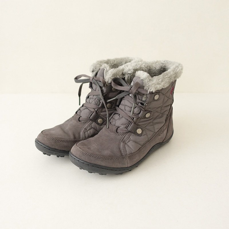 【美品/定価1.5万】コロンビア Columbia MINX SHORTY ALTA OMNI-HEATスノーブーツUSA6/UK4/EUR37/23 USA6/UK4/EUR37 【中古】【03H52】