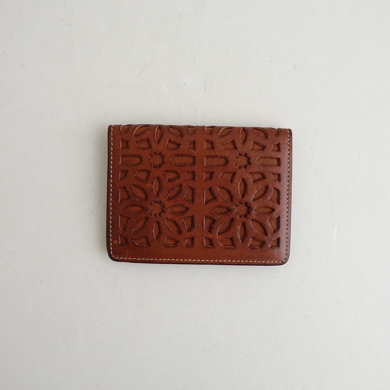 ゲンテン genten カットワーク パスケース カード入れ 【中古】【31I52】
