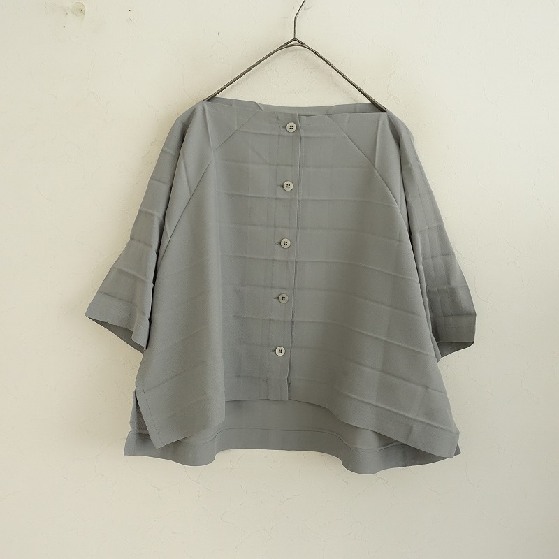 ミーイッセイミヤケ me ISSEY MIYAKE 鹿の子プリーツブラウス 【中古】【71I52】