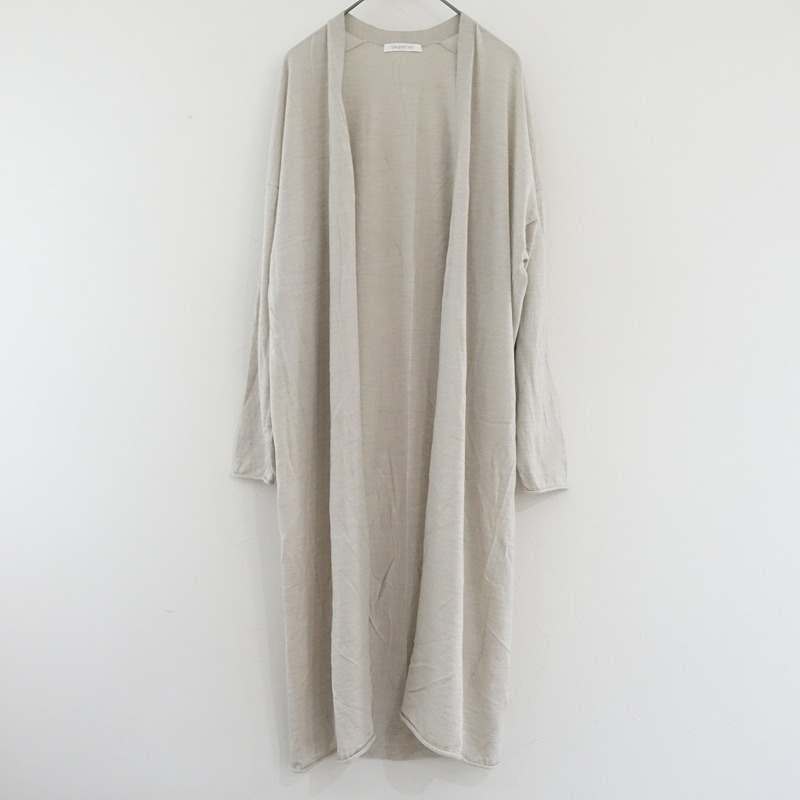 【定価3万】ギャルリーヴィー GALERIE VIE ウーステッドウールロングカーディガン S 【中古】【90J52】