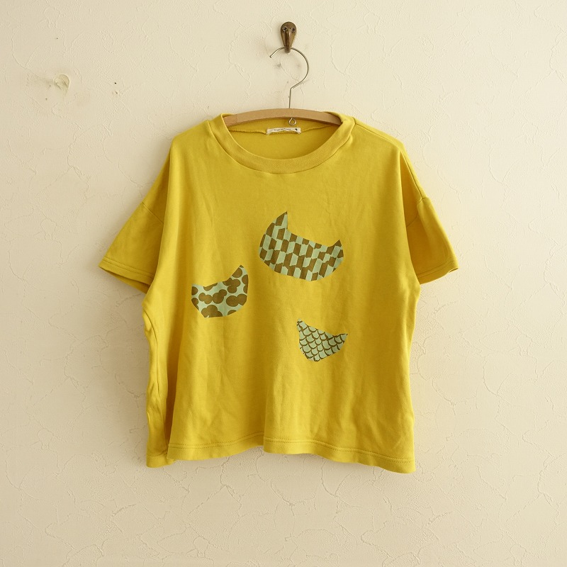 minä perhonen イエロー Tシャツ M minä perhonen イエロー Tシャツ M