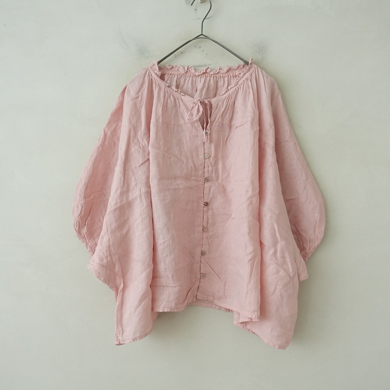 ネストローブ♡リネンサフィランブラウス 楽天市場】【2021/定価2.6万】 ネストローブ nest Robe リネン