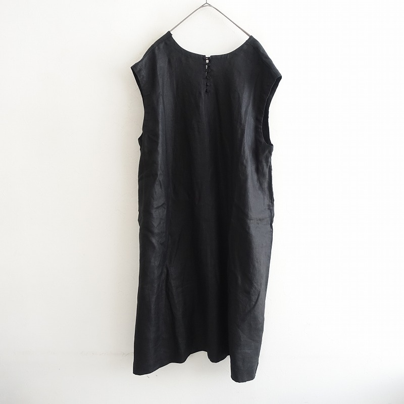 【美品/2024/定価3.4万】ネストローブ nest Robe サフィランリネン2WAYワンピース F 【中古】【32J52】