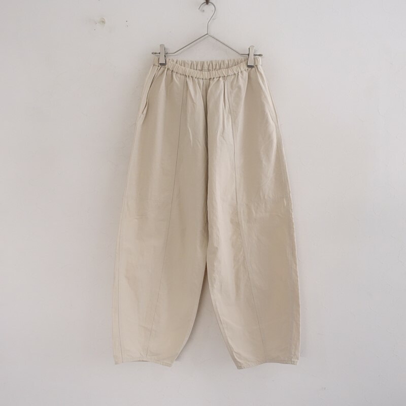 【美品/2025SS/定価3.5万】ハクジ HAKUJI コットンリネンウェザーパンツ F 【中古】【72K52】