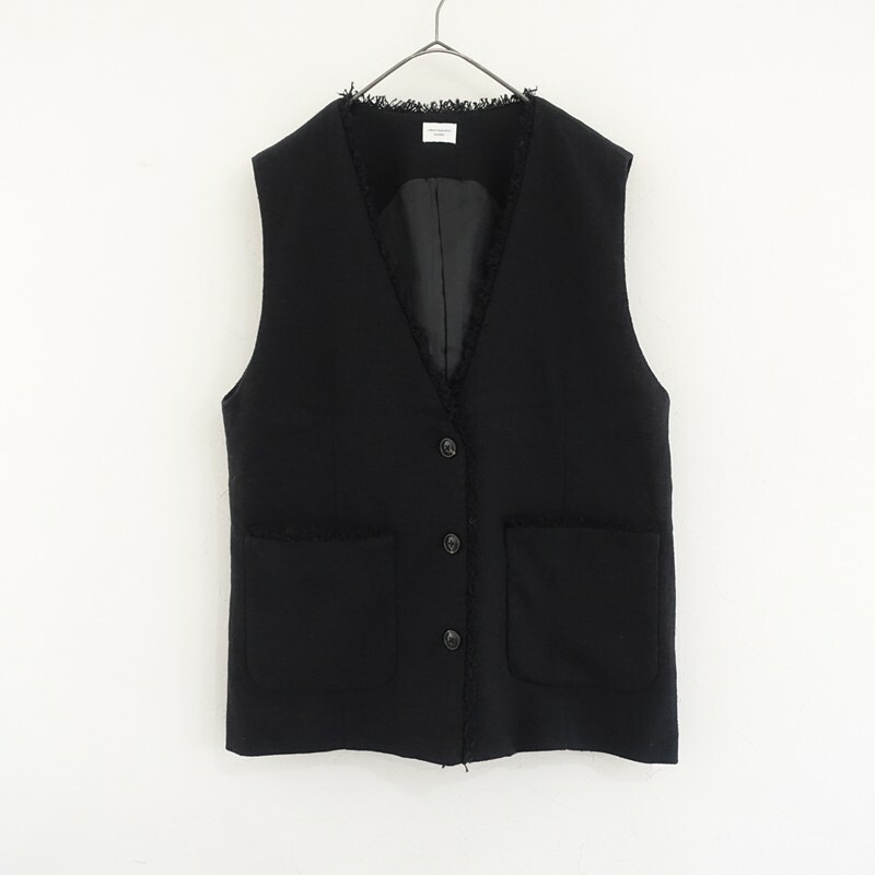 楽天市場】【定価1.4万】アワーホーム OURHOME 洗えるフリンジベスト F