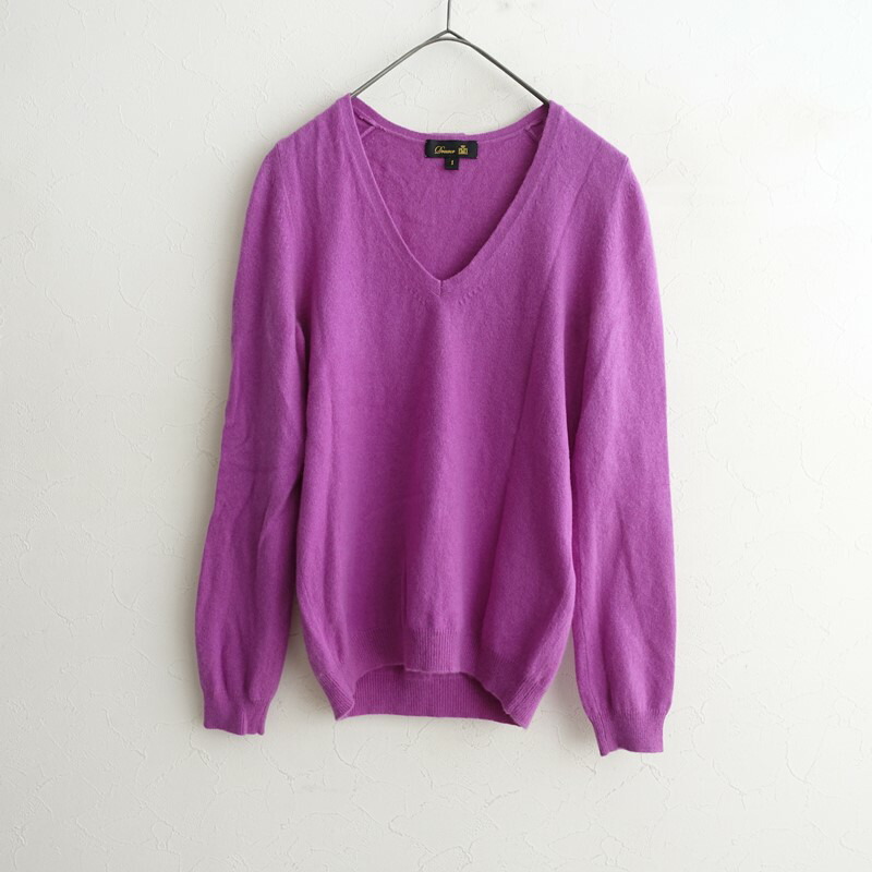 楽天市場】【ドゥロワー】DRAWER 12G カシミヤファー Vネック ニット