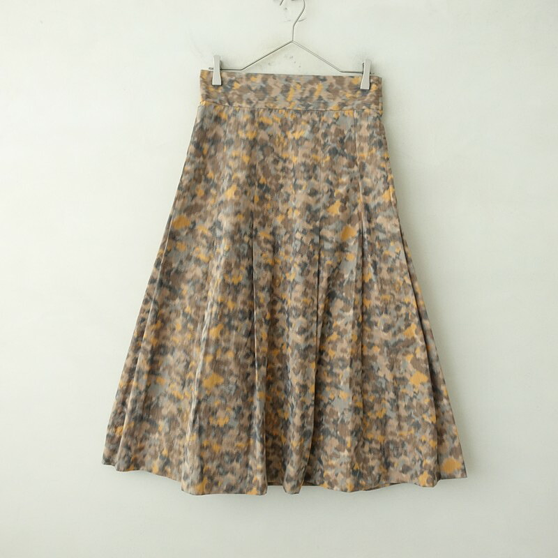 【美品/定価7.1万】サイ Scye Chine a labranche Maxi Length skirt 40 【中古】【51L52】