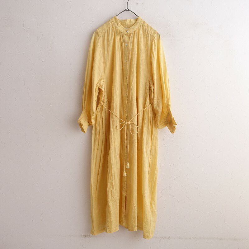 【定価1.9万】ヌキテパ ne Quittez pas コットンボイルピンタックドレス S 【中古】【62L52】｜ブランド古着買取drop