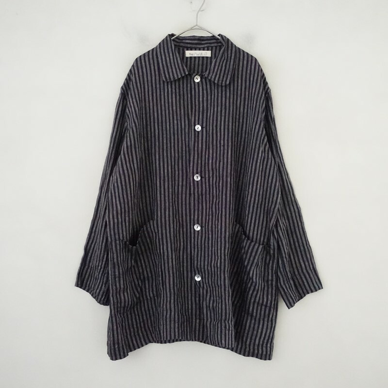 【定価2.6万】フォグリネンワーク×ネストローブ fog linen work×nest Robe linen jacket 【中古】【80A62】