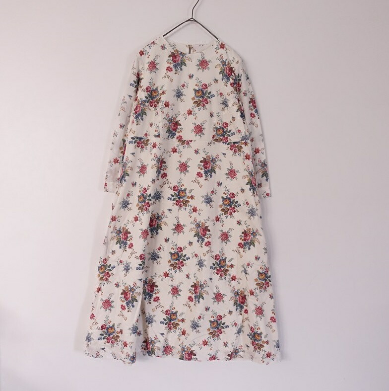 【定価4.7万】ヤエカライト YAECA WRITE 90701 A LINE DRESS SUSSEX Aラインワンピース M 【中古】【02A62】