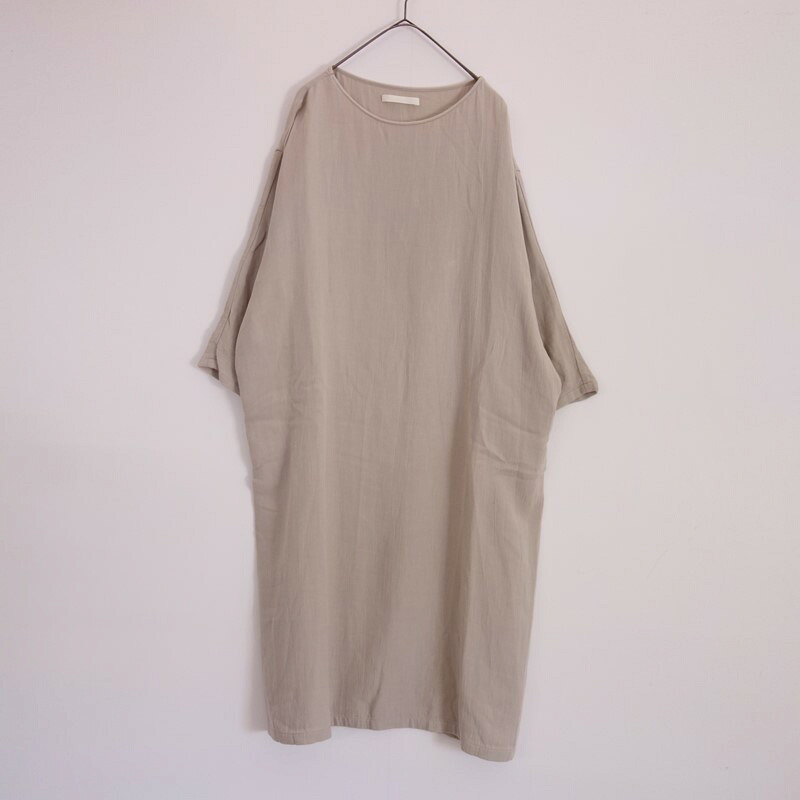 【2025/定価2.9万】エヴァムエヴァ evam eva コットンウールワンピース M 【中古】【20B62】