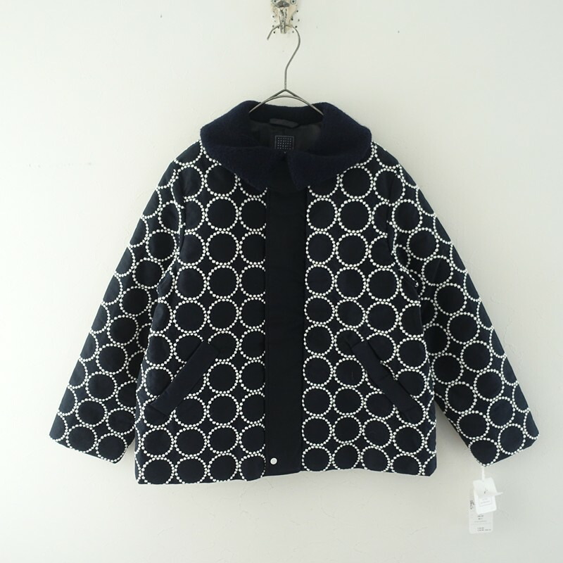 【2025AW/未使用品/定価5.5万】ミナペルホネン mina perhonen tambourine 中綿コート 150 【中古】【60B62】
