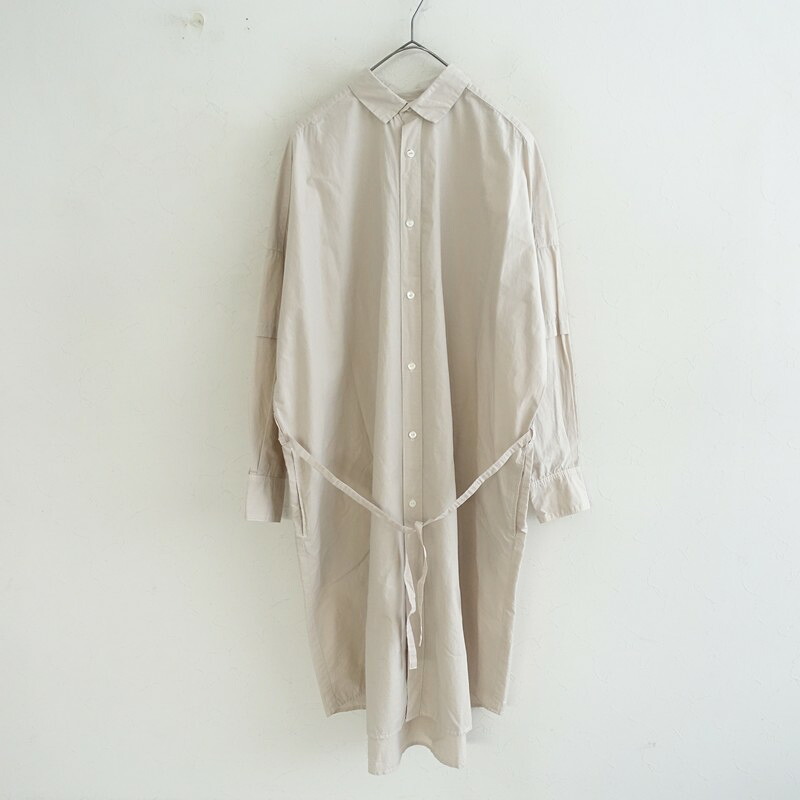 ザラストフラワーオブジアフタヌーン the last flower of the afternoon オーバーサイズベルテッドシャツワンピース 00 【中古】【01B62】｜ブランド古着買取drop