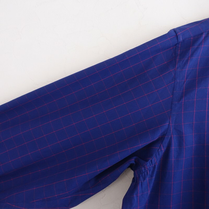 シャルベ Charvet コットンチェック柄ワンピース 16 【中古】【31B62】