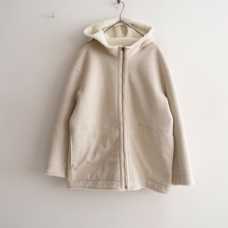 【定価4.6万】ヒューマンウーマン HUMAN WOMAN リバーシブルフェイクムートンブルゾン M 【中古】【31B62】