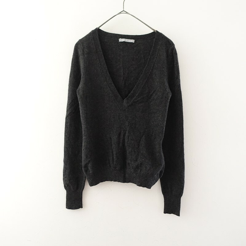 セオリー theory luxe カシミヤVネックニットプルオーバー 40 【中古】【41B62】