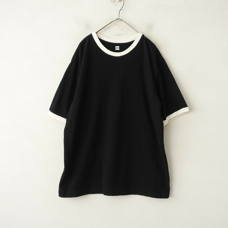 【2025/メンズ/定価1.8万】ブラームス blurhms コットンシルクNep Ringer Tee メンズ 2 【中古】【51B62】