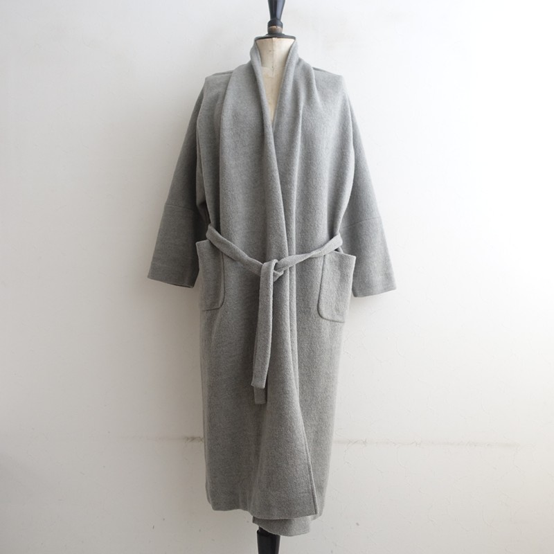 【定価5.2万】エヴァムエヴァ evam eva Press wool coat 2 【中古】【61B62】