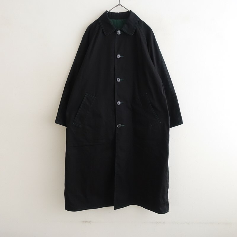 ズッカ ZUCCA コットンツイルリバーシブルステンカラーコート  S 【中古】【81B62】
