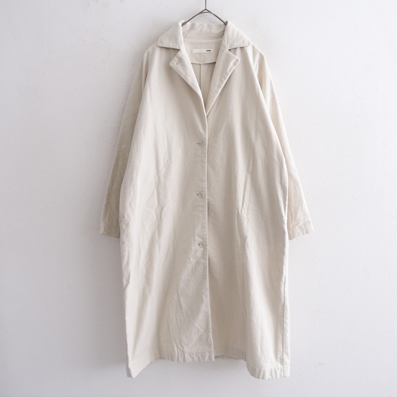 【定価3.9万】エヴァムエヴァ evam eva フランネルコットンラグランジャケット 1 【中古】【91B62】