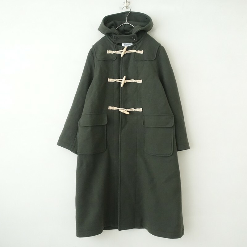 【必要経費3.5万】ビームスボーイ BEAMS BOY メルトンロングダッフルコート  - 【中古】【22B62】
