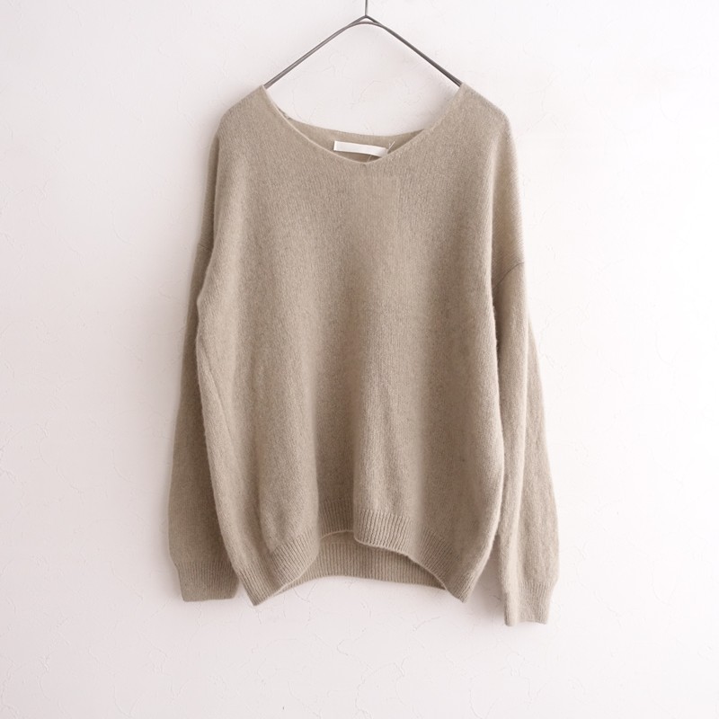 【2025AW/美品/定価3.3万】エヴァムエヴァ evam eva cashmere pullover ニットプルオーバー M 【中古】【72B62】