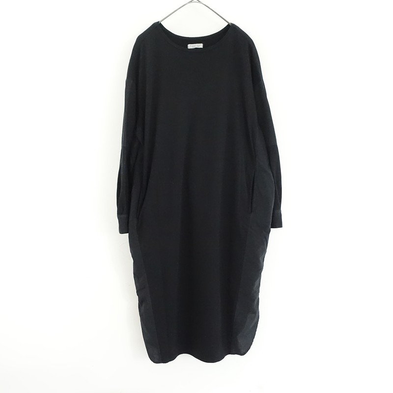 ファクトリー FACTORY 異素材切替ワンピース 2 【中古】【82B62】