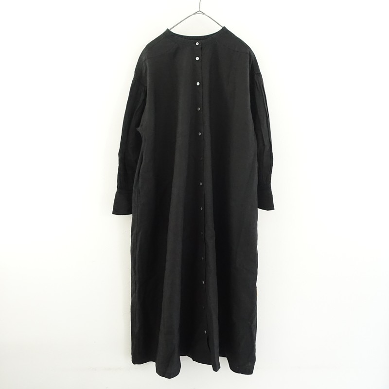 【定価4.1万】ネストローブ nest Robe 高密度リネン2wayドレス F 【中古】【20C62】