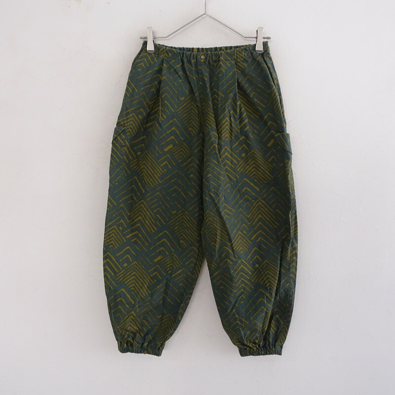 【必要経費2.4万】ミナペルホネン mina perhonen echo コットンバルーンパンツ  150/12Y 【中古】【90C62】