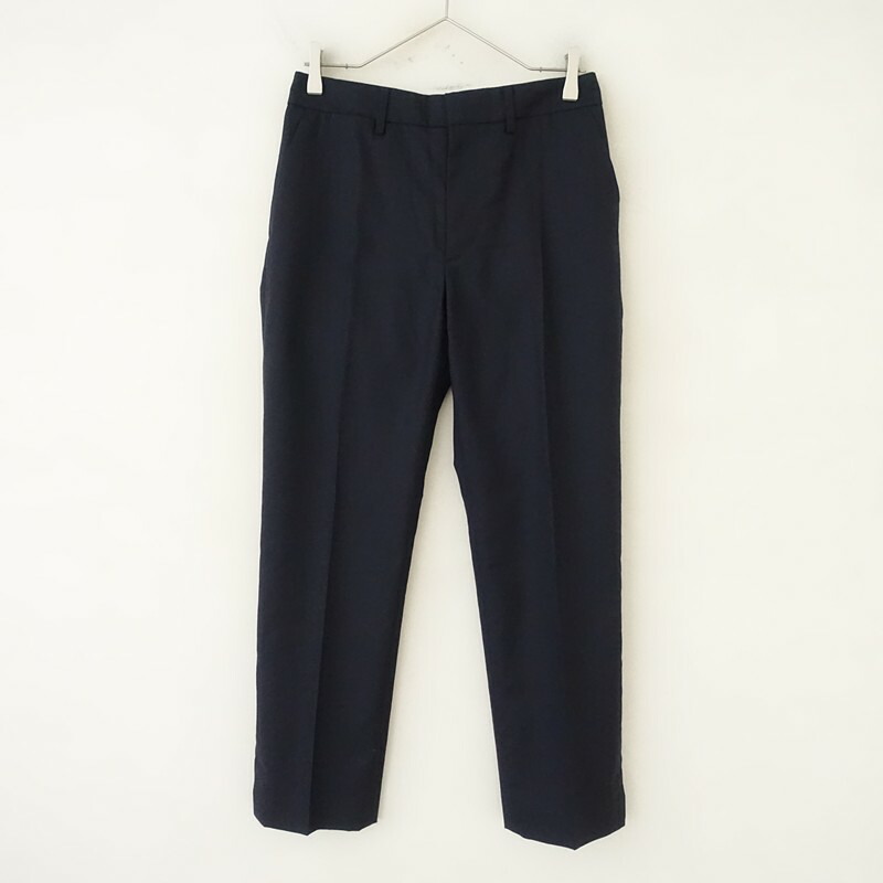 マーガレットハウエル×フォックスブラザーズ MARGARET HOWELL×FOX BROTHERS サマーウール裾スリット入りトラウザーズ 2 【中古】【01C62】