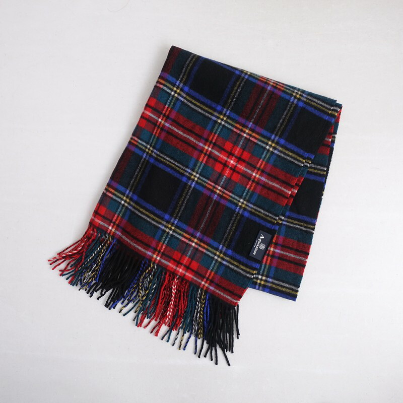 アクアスキュータム Aquascutum チェックストール 【中古】【01C62】